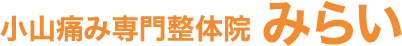 小山痛み専門整体院みらい
